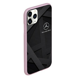 Чехол iPhone 11 Pro матовый MERCEDES, цвет: 3D-розовый — фото 2