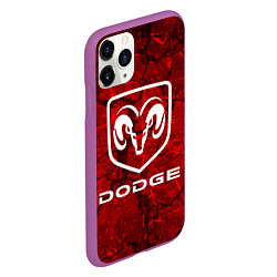 Чехол iPhone 11 Pro матовый DODGE, цвет: 3D-фиолетовый — фото 2