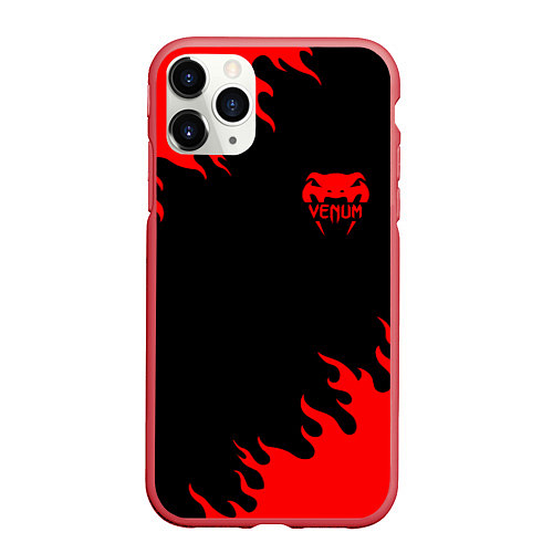 Чехол iPhone 11 Pro матовый VENUM SPORT / 3D-Красный – фото 1