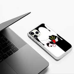 Чехол iPhone 11 Pro матовый ТИКТОКЕР - PAYTON MOORMEIE, цвет: 3D-белый — фото 2