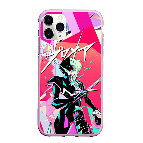 Чехол iPhone 11 Pro матовый PROMARE / 3D-Розовый – фото 1