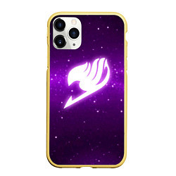 Чехол iPhone 11 Pro матовый Fairy Tail, цвет: 3D-желтый