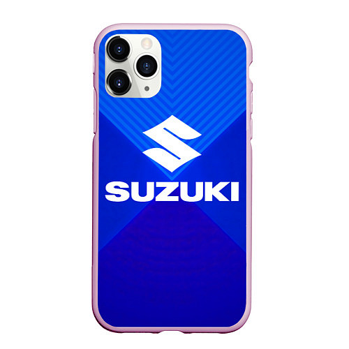 Чехол iPhone 11 Pro матовый SUZUKI / 3D-Розовый – фото 1