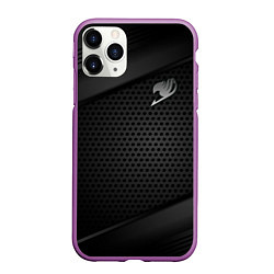 Чехол iPhone 11 Pro матовый Fairy Tail, цвет: 3D-фиолетовый