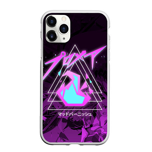 Чехол iPhone 11 Pro матовый PROMARE / 3D-Белый – фото 1