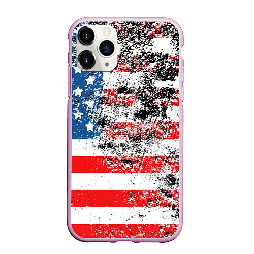 Чехол iPhone 11 Pro матовый США / 3D-Розовый – фото 1