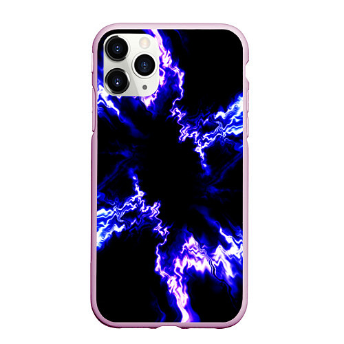 Чехол iPhone 11 Pro матовый ABSTRACTION / 3D-Розовый – фото 1