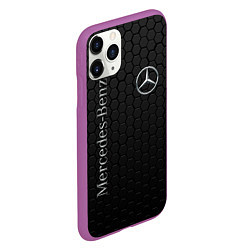 Чехол iPhone 11 Pro матовый MERCEDES-BENZ, цвет: 3D-фиолетовый — фото 2