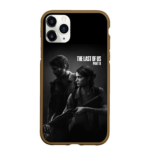 Чехол iPhone 11 Pro матовый The Last Of Us PART 2 / 3D-Коричневый – фото 1