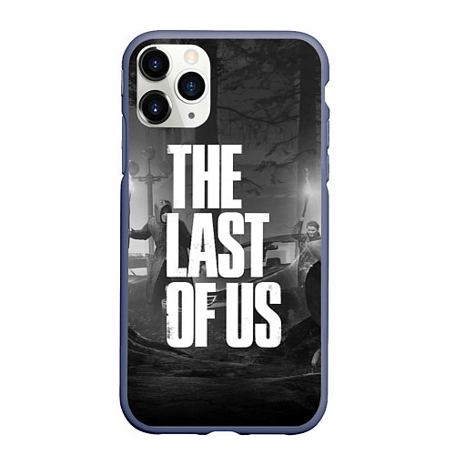 Чехол iPhone 11 Pro матовый THE LAST OF US 2 / 3D-Серый – фото 1