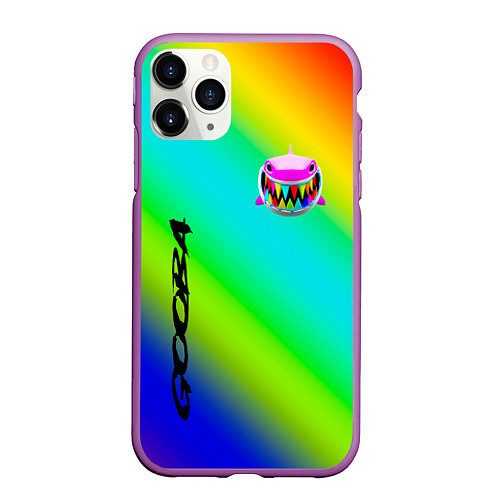 Чехол iPhone 11 Pro матовый 6IX9INE / 3D-Фиолетовый – фото 1