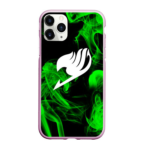 Чехол iPhone 11 Pro матовый Fairy Tail / 3D-Розовый – фото 1