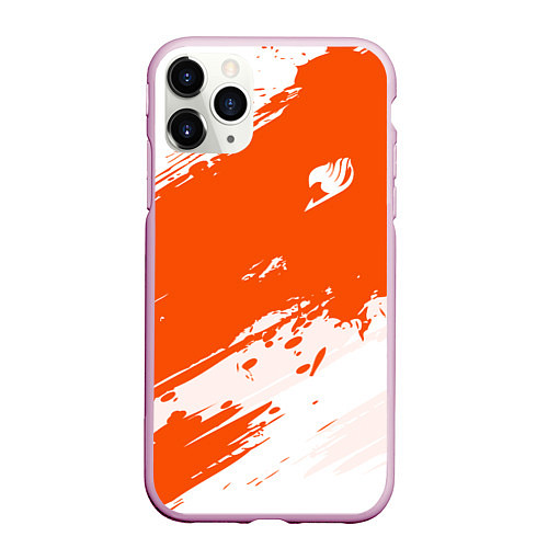 Чехол iPhone 11 Pro матовый Fairy Tail / 3D-Розовый – фото 1