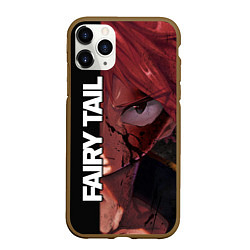 Чехол iPhone 11 Pro матовый FAIRY TAIL ХВОСТ ФЕИ, цвет: 3D-коричневый