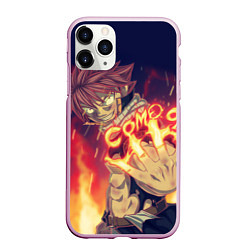 Чехол iPhone 11 Pro матовый FAIRY TAIL ХВОСТ ФЕИ, цвет: 3D-розовый