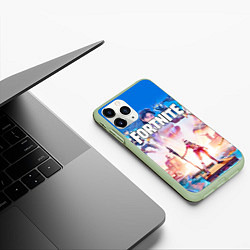 Чехол iPhone 11 Pro матовый ЗЕ ЛАСТ ОФ АС 2, цвет: 3D-салатовый — фото 2