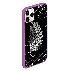 Чехол iPhone 11 Pro матовый THE LAST OF US ТАТУИРОВКА ЭЛЛИ, цвет: 3D-фиолетовый — фото 2