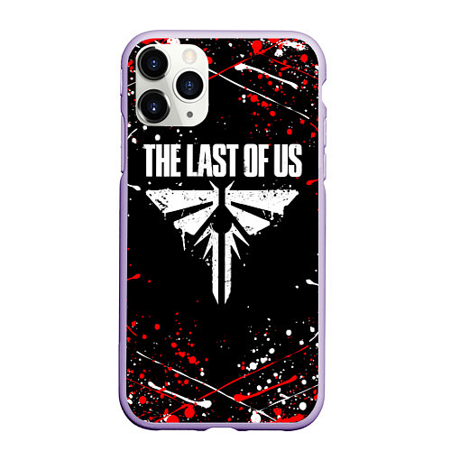 Чехол iPhone 11 Pro матовый The last of us part 2 tlou2 / 3D-Светло-сиреневый – фото 1