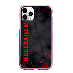 Чехол iPhone 11 Pro матовый Helltaker Logo Z, цвет: 3D-розовый