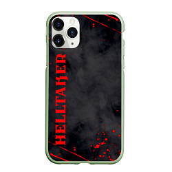 Чехол iPhone 11 Pro матовый Helltaker Logo Z, цвет: 3D-салатовый