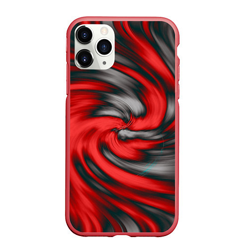 Чехол iPhone 11 Pro матовый ЛАБИРИНТ ФАНТАЗИЙ / 3D-Красный – фото 1