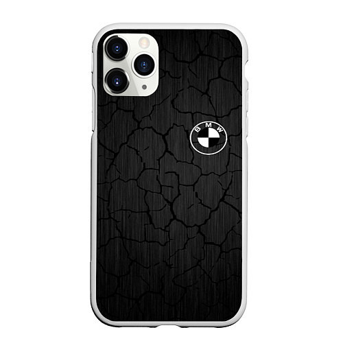 Чехол iPhone 11 Pro матовый BMW / 3D-Белый – фото 1