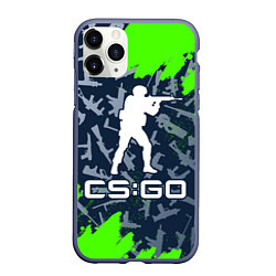 Чехол iPhone 11 Pro матовый CS GO КС ГО, цвет: 3D-серый