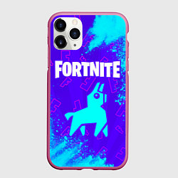 Чехол iPhone 11 Pro матовый FORTNITE ФОРТНАЙТ, цвет: 3D-малиновый