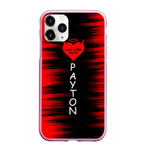 Чехол iPhone 11 Pro матовый Payton / 3D-Розовый – фото 1