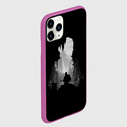 Чехол iPhone 11 Pro матовый THE LAST OF US, цвет: 3D-фиолетовый — фото 2