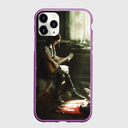 Чехол iPhone 11 Pro матовый ЛАСТ ОФ АС 2 ЭЛЛИ, цвет: 3D-фиолетовый