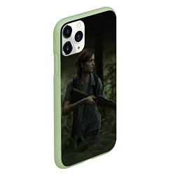 Чехол iPhone 11 Pro матовый THE LAST OF US 2 ЭЛЛИ, цвет: 3D-салатовый — фото 2