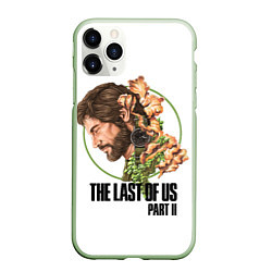 Чехол iPhone 11 Pro матовый The Last of Us Part II Joel, цвет: 3D-салатовый