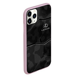 Чехол iPhone 11 Pro матовый LEXUS, цвет: 3D-розовый — фото 2