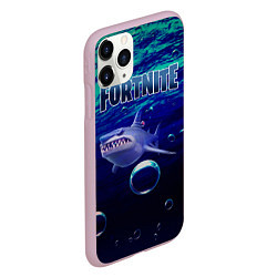 Чехол iPhone 11 Pro матовый Loot Shark Fortnite, цвет: 3D-розовый — фото 2