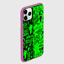 Чехол iPhone 11 Pro матовый BILLIE EILISH БИЛЛИ АЙЛИШ, цвет: 3D-фиолетовый — фото 2