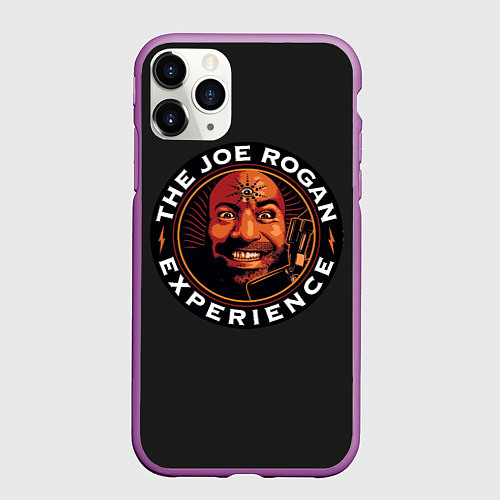 Чехол iPhone 11 Pro матовый THE JOE ROGAN EXPERIENCE / 3D-Фиолетовый – фото 1