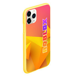 Чехол iPhone 11 Pro матовый Roblox, цвет: 3D-желтый — фото 2