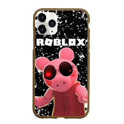 Чехол iPhone 11 Pro матовый Roblox Piggy