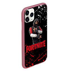 Чехол iPhone 11 Pro матовый FORTNITE x IKONIK, цвет: 3D-малиновый — фото 2