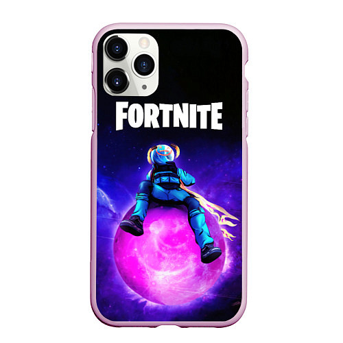 Чехол iPhone 11 Pro матовый FORTNITE ASTROJACK / 3D-Розовый – фото 1