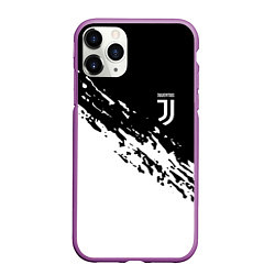 Чехол iPhone 11 Pro матовый JUVENTUS, цвет: 3D-фиолетовый