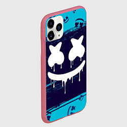 Чехол iPhone 11 Pro матовый MARSHMELLO МАРШМЕЛЛОУ, цвет: 3D-малиновый — фото 2