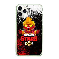 Чехол iPhone 11 Pro матовый BRAWL STARS EVIL GENE ДЖИН