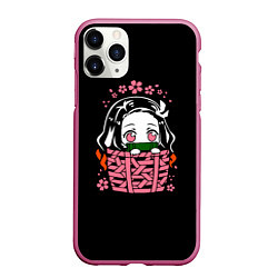 Чехол iPhone 11 Pro матовый KIMETSU NO YAIBA NEZUKO