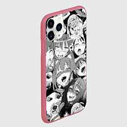 Чехол iPhone 11 Pro матовый СЕНПАЙ SENPAI, цвет: 3D-малиновый — фото 2