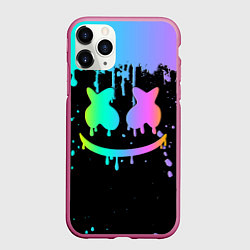 Чехол iPhone 11 Pro матовый MARSHMELLO, цвет: 3D-малиновый