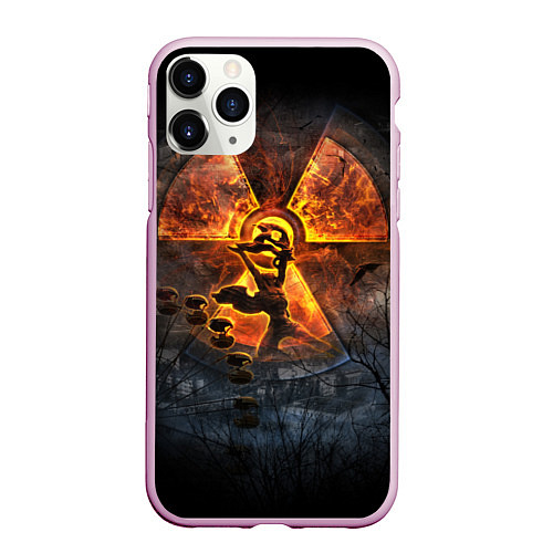 Чехол iPhone 11 Pro матовый S T A L K E R 2 / 3D-Розовый – фото 1