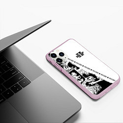 Чехол iPhone 11 Pro матовый Пётр, цвет: 3D-розовый — фото 2