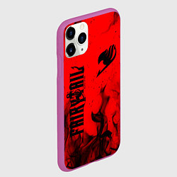 Чехол iPhone 11 Pro матовый FAIRY TAIL ХВОСТ ФЕИ, цвет: 3D-фиолетовый — фото 2